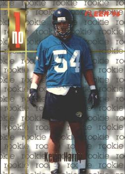 Kevin Hardy Jacksonville Jaguars 1996 Fleer NFL Rookie Card #157